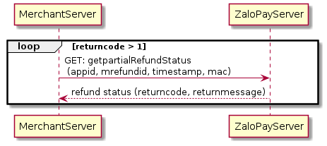 Get refund status flow